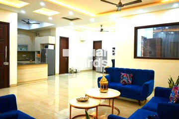 Living Room in 3 BHK Builder Floor at Ansal Esencia - Amara Villas, Sector 67 – for Rent