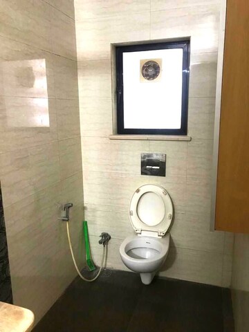 Bathroom in 3 BHK Apartment at Juhu Vishal CHS, Juhu – for Rent