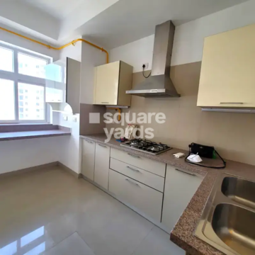 Kitchen in 3 BHK Apartment at Emaar MGF The Palm Drive Villas, Sector 66 – for Rent