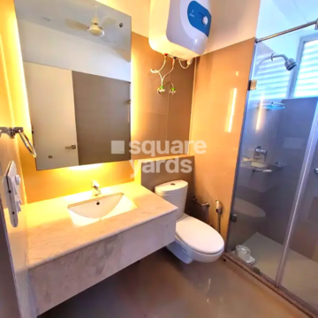 Bathroom in 3 BHK Builder Floor at Ansal Esencia-Mulberry Homes, Sector 67 – for Rent