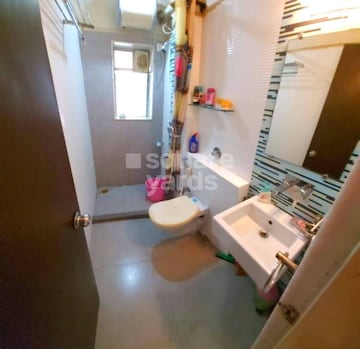 Bathroom in 2.5 BHK Apartment at Gundecha Symphony, Andheri West – for Rent