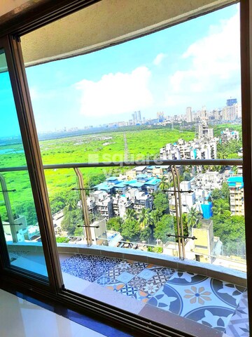 Balcony in 3 BHK Apartment at Cosmopolis Tower, Andheri West – for Sale