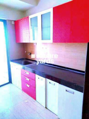Kitchen in 2 BHK Apartment at HDIL Metropolis Residences, Andheri West – for Rent