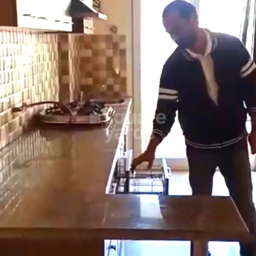 Kitchen in 3 BHK Apartment at Tulip White, Sector 69 – for Rent