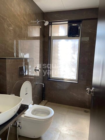 Bathroom in 3 BHK Apartment at Parinee Liva Roca, Juhu – for Rent