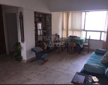 Living Room in 1 BHK Apartment at Palm Beach Apartments, Versova – for Sale