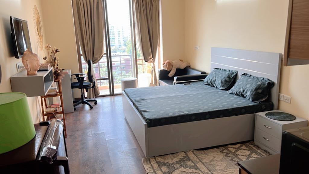Rental Studio 750 Sq.Ft. Apartment in Peach Jasmine Apartments, Sector 31 Gurgaon - 3874127