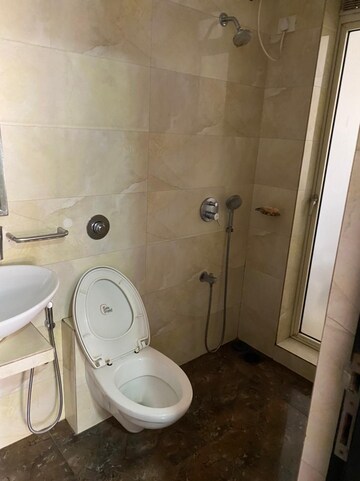 Bathroom in 2 BHK Apartment at Juhu – for Rent
