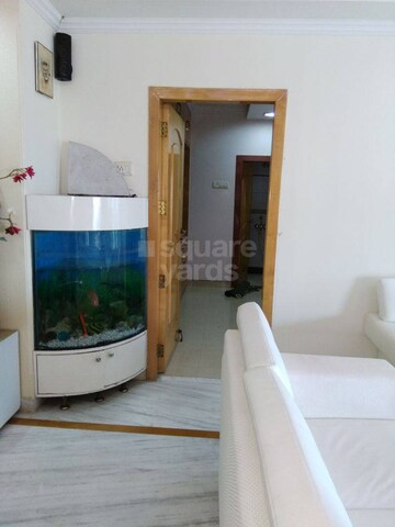 Living Room in 3 BHK Apartment at Panorama Tower, Andheri West – for Rent