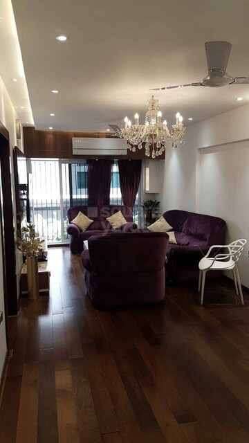 Living Room in 2 BHK Apartment at K Raheja Raheja Classique, Andheri West – for Rent