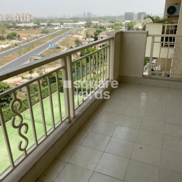Balcony in 3 BHK Apartment at Emaar Palm Heights, Sector 77 – for Rent