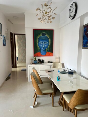Living Room in 2 BHK Apartment at Transcon Triumph Tower, Andheri West – for Sale