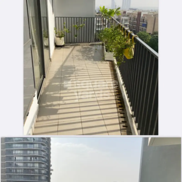 Balcony in 3 BHK Apartment at Ireo Skyon, Sector 60 – for Rent