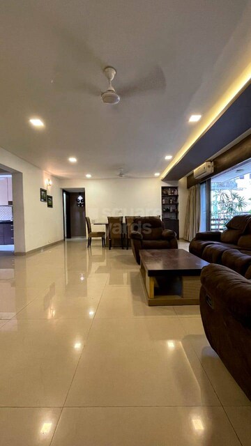 Living Room in 4 BHK Apartment at Juhu – for Rent