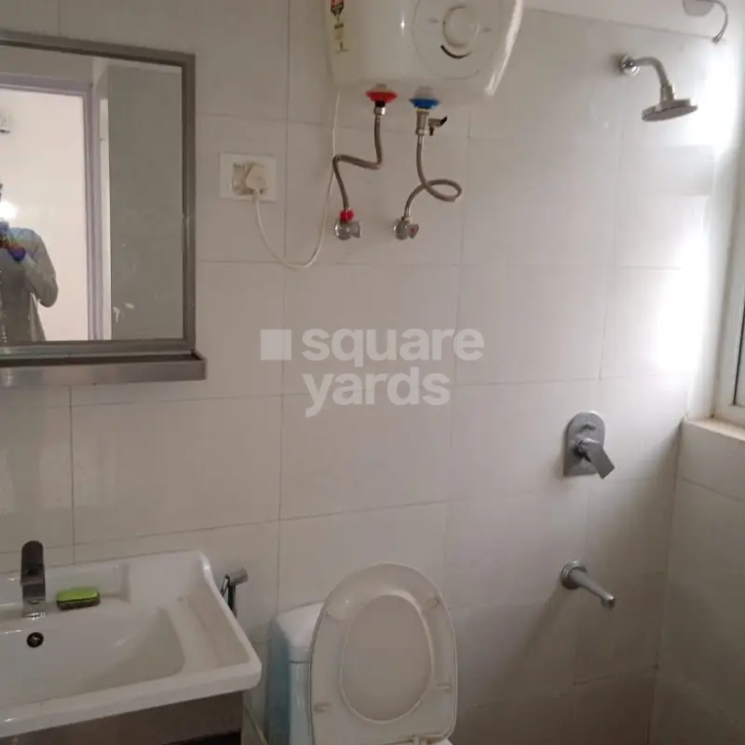 Bathroom, tulip-purple 4 Bedroom 2400 Sq.Ft. Apartment In Sector 69 Gurgaon 4114569