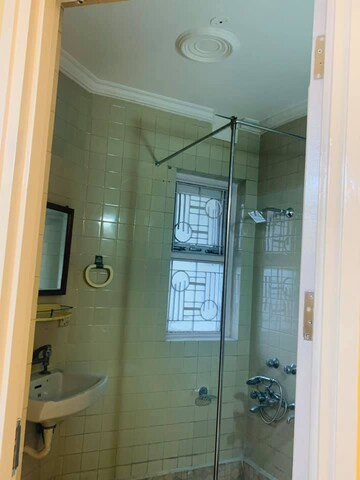 Bathroom in 1.5 BHK Builder Floor at Chattarpur – for Rent