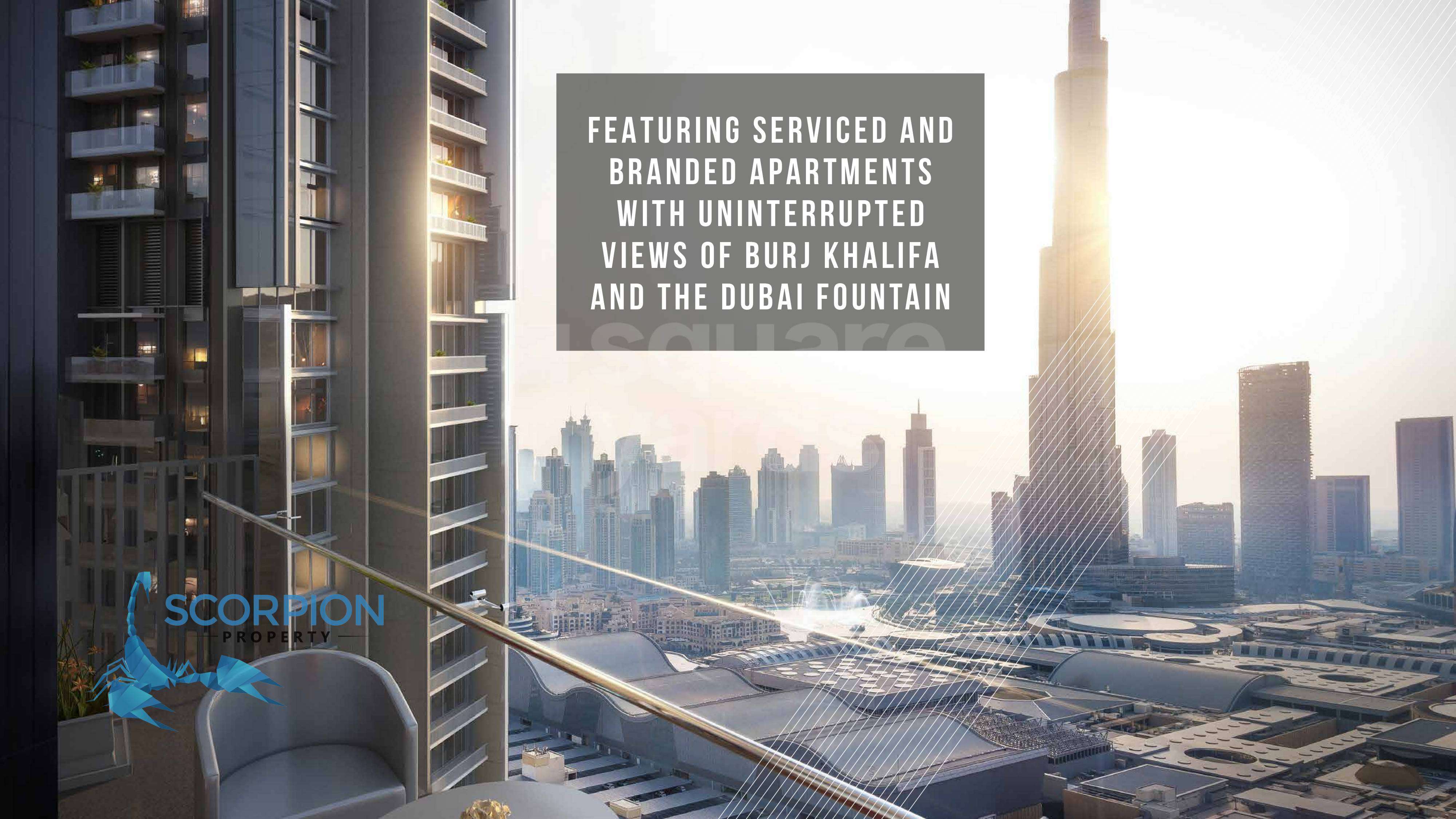 2 BR 1207 Sq.Ft. Apartment in Downtown Dubai