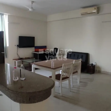 Living Room in 2 BHK Apartment at Emaar MGF The Palm Drive Studios, Sector 66 – for Rent