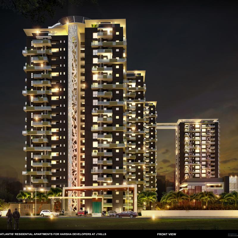Resale 4 Bedroom 3700 Sq.Ft. Apartment in Harsha Sky High, Shaikpet Hyderabad 4185276