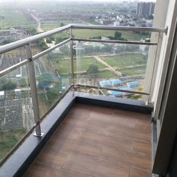 Balcony in 3 BHK Apartment at Tata Primanti-Tower Residences, Sector 72 – for Rent