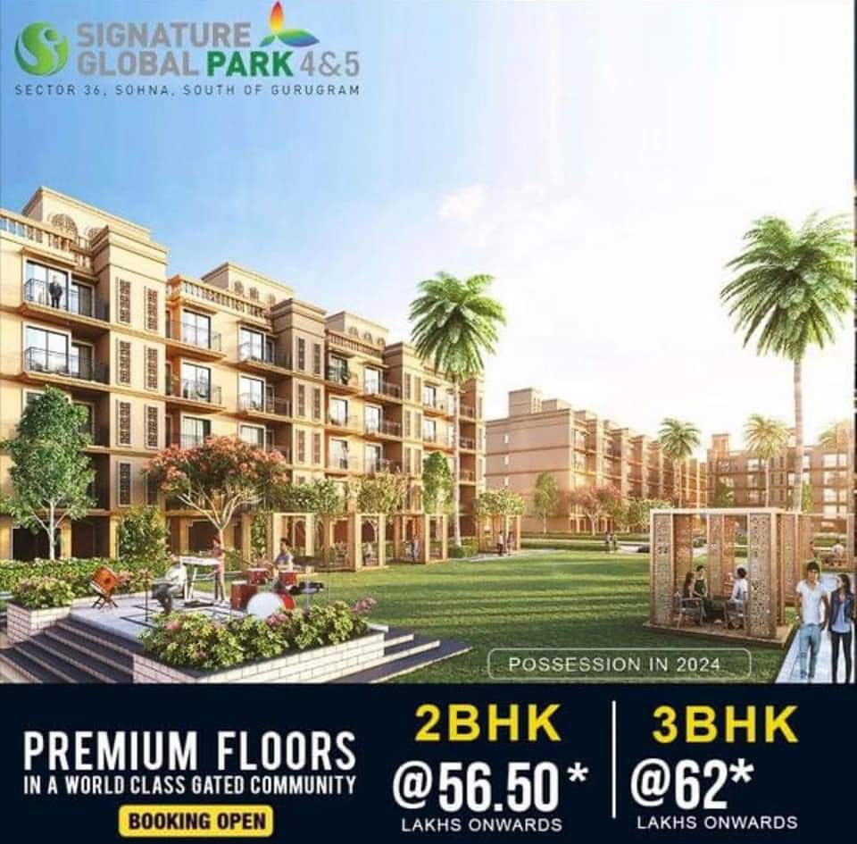 Resale 3 Bedroom 1200 Sq.Ft. Builder Floor in Signature Global Park
