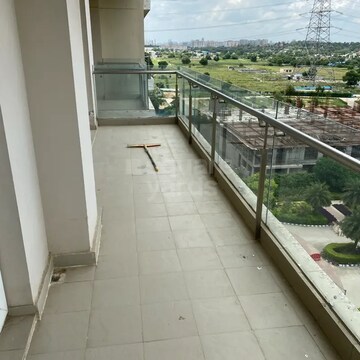 Balcony in 4 BHK Apartment at Tata Primanti-Tower Residences, Sector 72 – for Rent