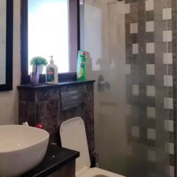 Bathroom in 3 BHK Builder Floor at Kohli One Malibu Town, Sector 47 – for Rent