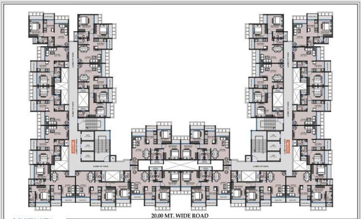 Floor Plan, kamothe 1 Bedroom 740 Sq.Ft. Apartment In Kamothe Navi Mumbai 1243556