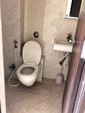 Bathroom in 3 BHK Apartment at Thakur Kedarnath Tower, Versova – for Rent