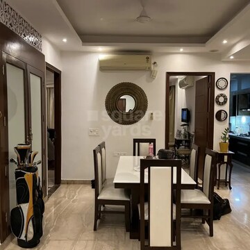 Living Room in 3 BHK Builder Floor at Ansal Esencia-Mulberry Homes, Sector 67 – for Rent