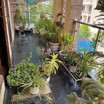 Balcony in 3 BHK Builder Floor at Ansal Esencia-Mulberry Homes, Sector 67 – for Rent