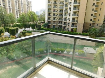 Balcony in 3 BHK Apartment at Unitech Uniworld Gardens, Sector 47 – for Rent