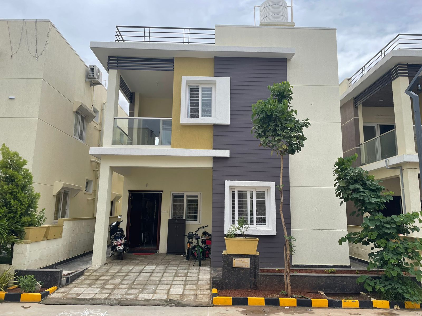 Rental 4 Bedroom 3000 Sq.Ft. Villa in Hill County Villas, Bachupally