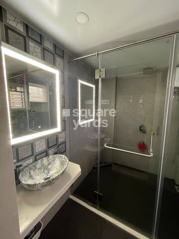 Bathroom in 1 BHK Apartment at Lokhandwala Complex Andheri – for Rent