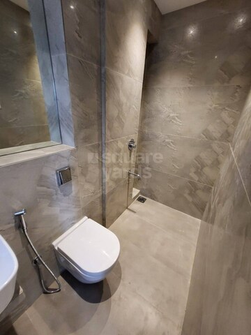 Bathroom in 4 BHK Apartment at Parinee Aria, Juhu – for Rent
