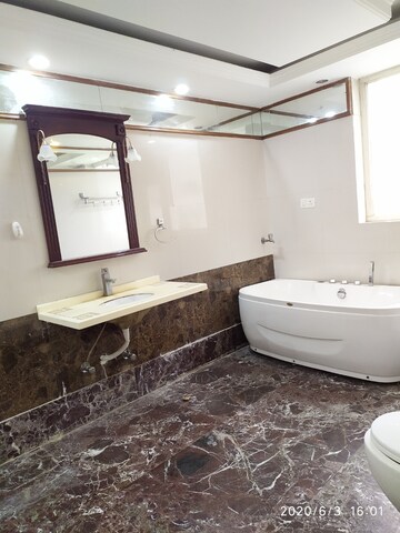 Attached Bathroom in 1 BHK Builder Floor at Greater Kailash I – for Rent
