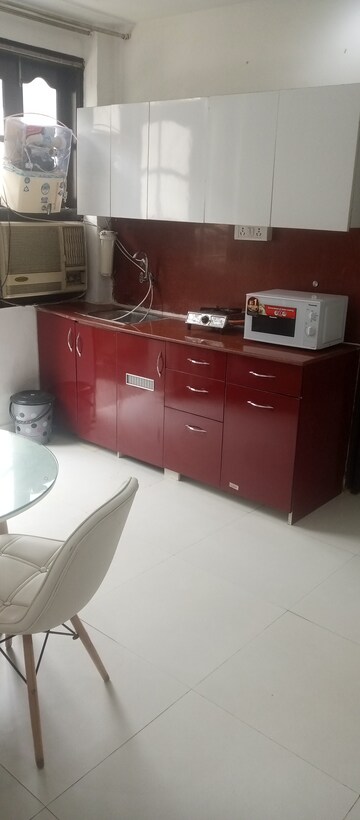 Kitchen in 1 BHK Builder Floor at Greater Kailash I – for Rent