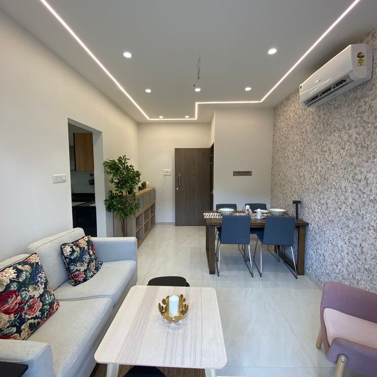 Living Room, goel-ganga-millennia 3.5 Bedroom 1408 Sq.Ft. Apartment In Undri Pune 4652452