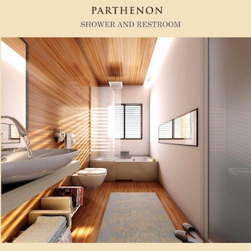Attached Bathroom in 4 BHK Apartment at Raiaskaran Parthenon, Andheri West – for Sale
