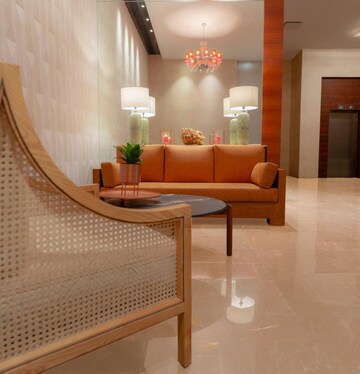 Living Room in 4 BHK Apartment at Raiaskaran Parthenon, Andheri West – for Sale
