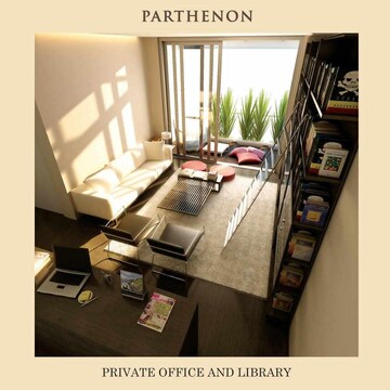Living Room in 4 BHK Apartment at Raiaskaran Parthenon, Andheri West – for Sale