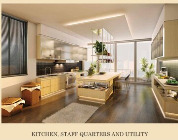 Kitchen in 4 BHK Apartment at Raiaskaran Parthenon, Andheri West – for Sale