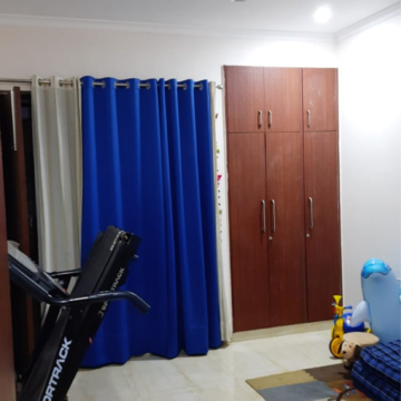 Bedroom in 3 BHK Builder Floor at Ansal API Esencia Wood Winds, Sector 67 – for Rent