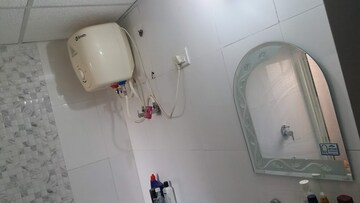 Bathroom in 3 BHK Apartment at Supertech Livingston, Sain Vihar – for Rent