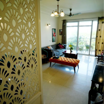 Living Room in 3 BHK Apartment at M3M Marina, Sector 68 – for Rent