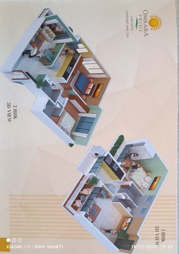 Floor Plan in 1 BHK Apartment at Omkara Pride, Taloja – for Sale