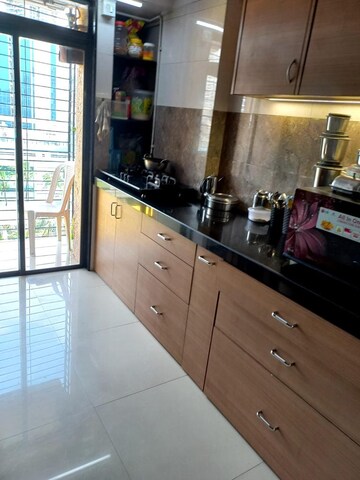 Kitchen in 3 BHK Apartment at Royal Classic Co Op Society, Andheri West – for Sale