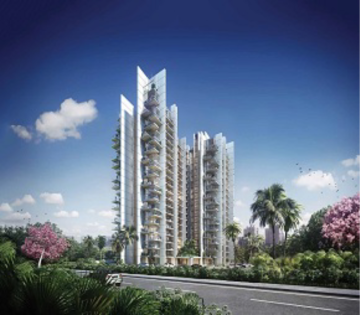 2 BHK Apartment – Exterior View View at M3M Escala, Sector 70a - for Rent
