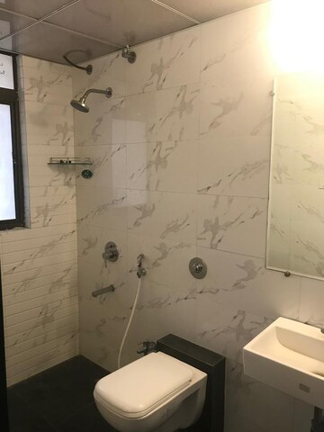 Bathroom in 3 BHK Apartment at Goel Ganga Florentina, Nibm Annexe – for Rent