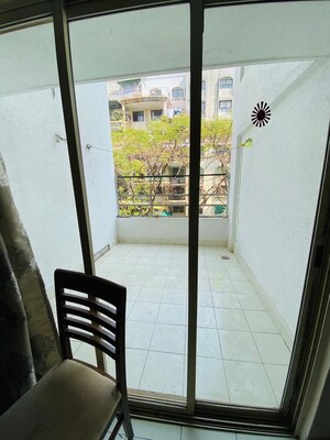 Balcony in 2 BHK Apartment at Krishnakeval Township, Kondhwa – for Rent